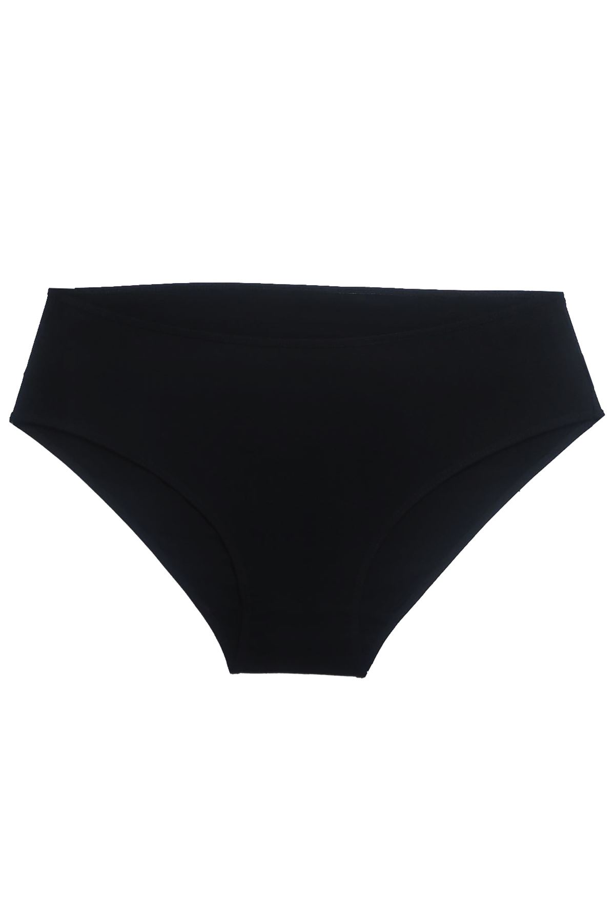 Büyük Beden Battal Siyah Külot Pamuklu İç Çamaşır