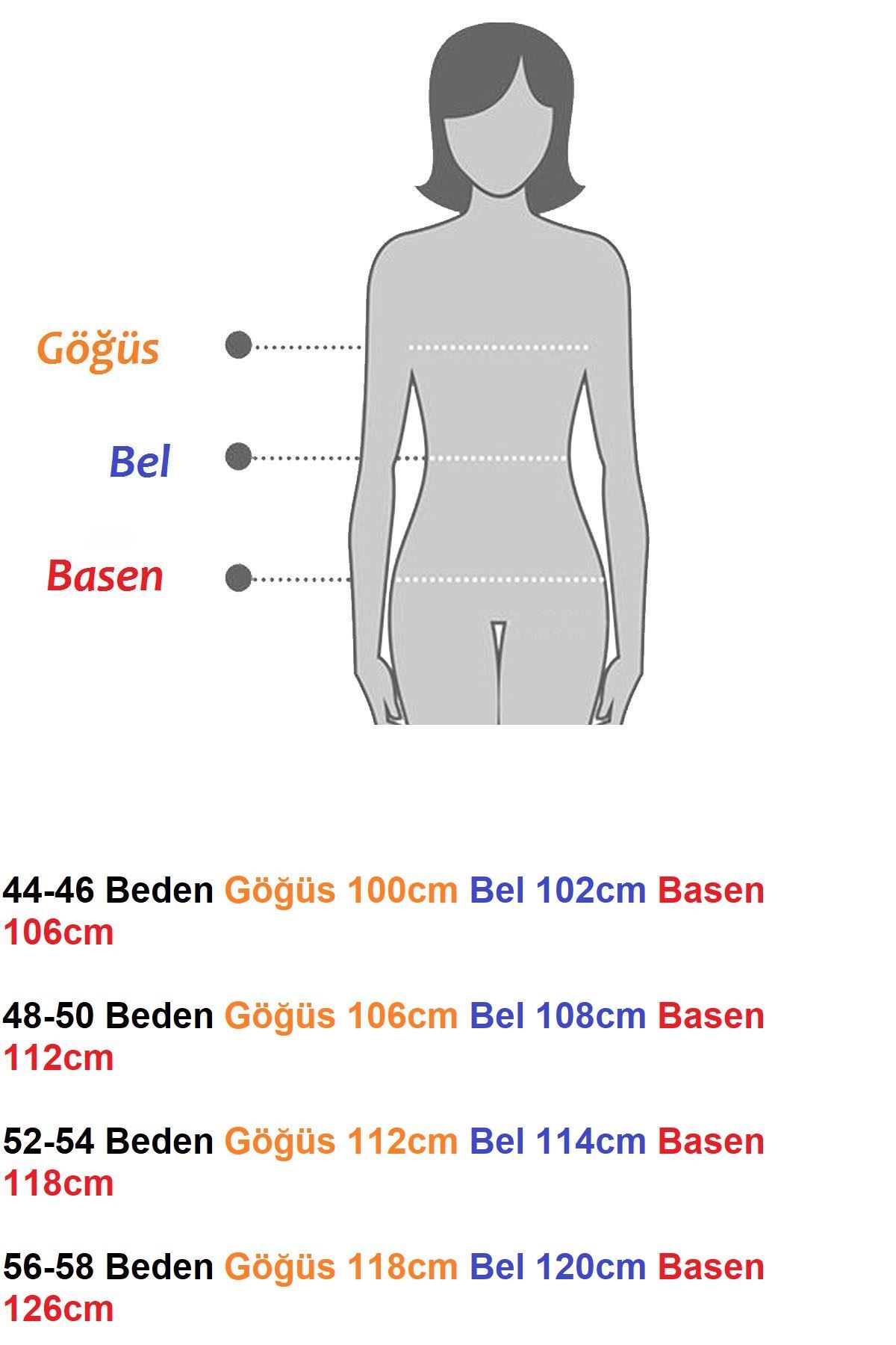 Siyah Eteği Volanlı Büyük Beden Elbise 11B-0703