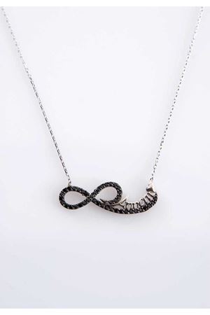 Annem Sonsuzluk Gümüş Kolye Gk-77410