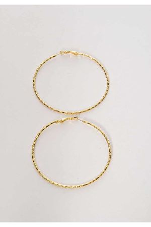 Altın Rengi Halka Küpe 13Ç-98818