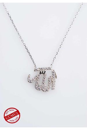 Allah Yazılı Gümüş Kolye Gk-71288