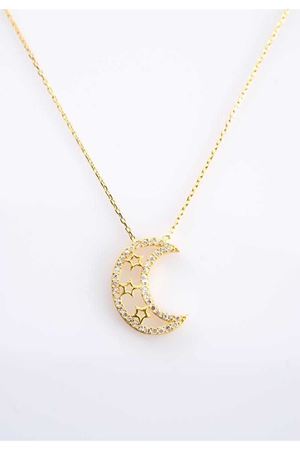 Ay Yıldız Gümüş Kolye Gk-77437