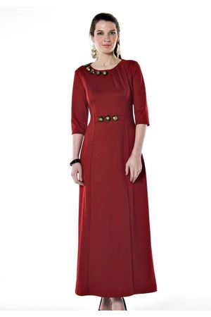 Bordo Uzun Elbise G1-67433