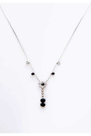 Çiçek Taşlı Kolye 9Ç-103516