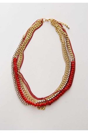 Çoklu Zincir Kolye 10Ç-98773