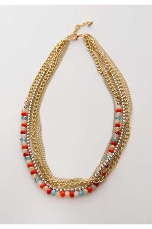 Çoklu Zincir Kolye 11Ç-98774