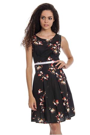 Desenli Kadın Elbise J4-1642