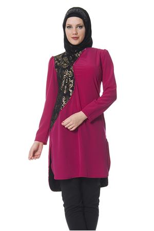 Fuşya Parlak Baskılı G10-100310