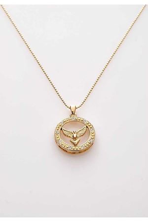 Gold Kartal Kolye 9Ç-107879