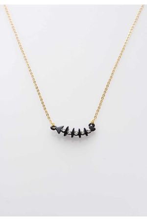 Gold Taşlı Kolye 8Ç-104819