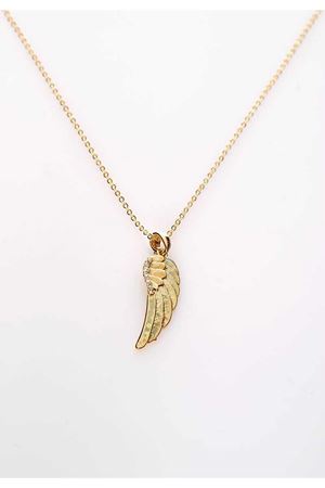 Gold Yaprak Kolye 10Ç-107996