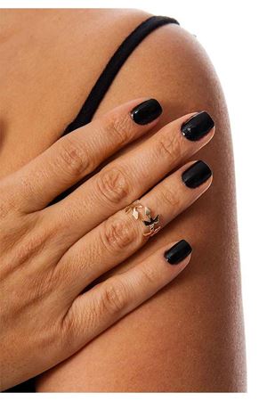 Gold Yaprak Eklem Yüzüğü 2Ç-109103