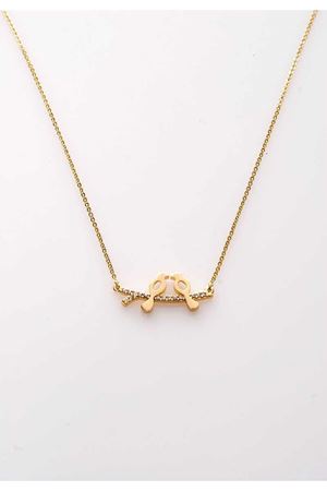 Güvercin Sevgili Kolye 10Ç-108073