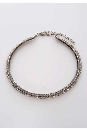 İki Sıra Taşlı Kolye 11Ç- 98924