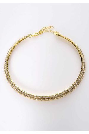 İki Sıra Taşlı Kolye 11Ç-98925