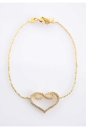 Kalpli Sonsuzluk Gümüş Bileklik G-77478