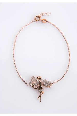 Kalpli Melek Anne Gümüş Bileklik G-77479