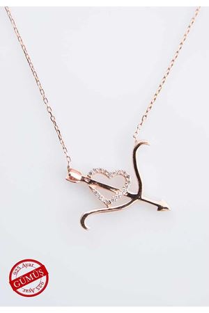 Kalpli Gümüş Kolye Gk-71301