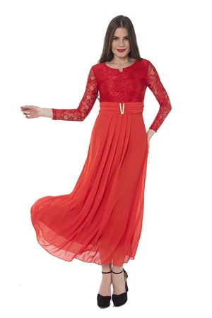 Kırmızı Elbise K2-82869