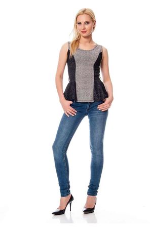 Lacivert Kadın Kot Pantolon 4A-116443