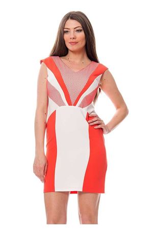 Mercan File Detaylı Elbise F10-115866