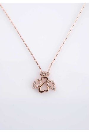 Melek Anne Gümüş Kolye Gk-77428