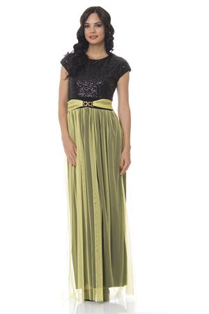 Payetli Abiye Elbise G9-84243