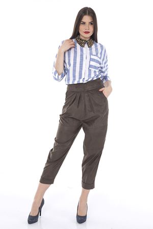 Pileli Pantolon 1A-0169