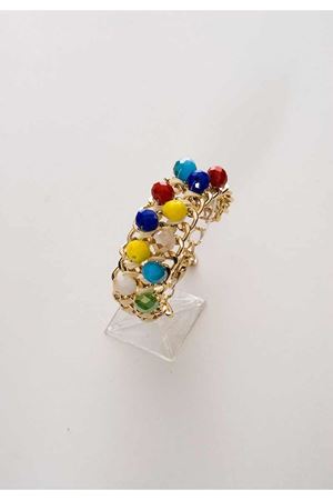 Renkli Taşlı Zincir Bileklik 4Ç-98739