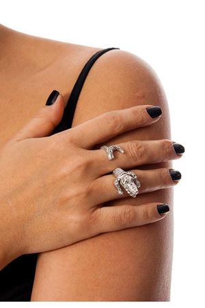 Silver Timsah Yüzük 2Ç-09074