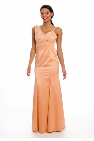 Somon Boncuk İşlemeli Abiye G8-125553