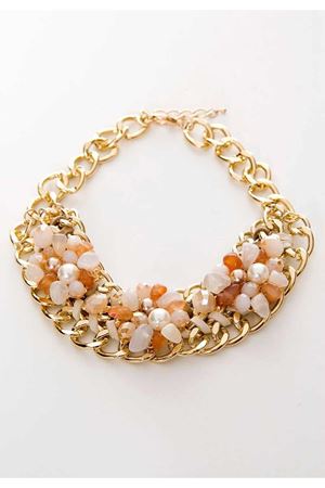 Taş Detaylı Kolye 7Ç-98792