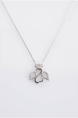 Taşlı Gümüş Kolye Gk-77402