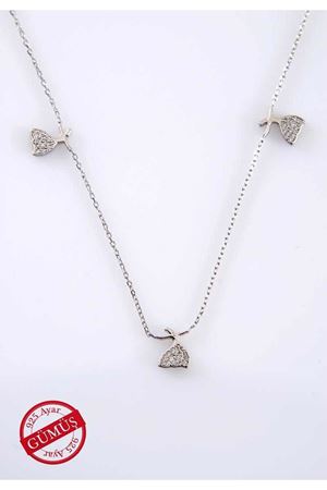 Taşlı Semazen Gümüş Kolye Gk-74964