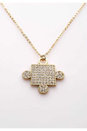 Uzun Taşlı Kolye Ç11-108015