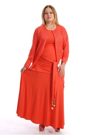 Üçlü Takım Örme Elbise K7-54514