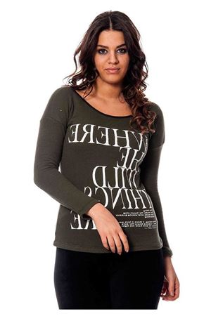 Yeşil Baskılı Bluz 5G-108742