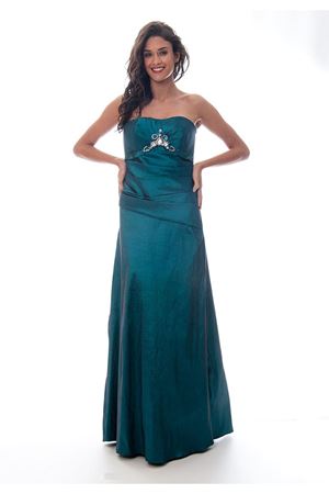 Yeşil Taşlı Abiye I7-120048