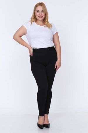 Siyah Esnek Tayt 4B-0775