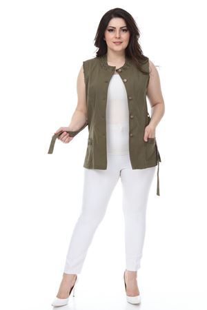 Yeşil Cepli Yelek 24E-1093