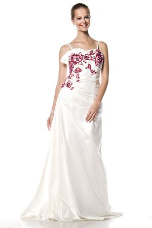 Beyaz Abiye Elbise G1-4732