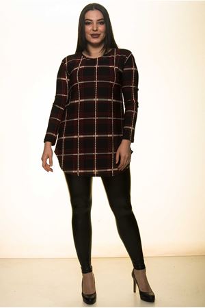 Kazayağı Büyük Beden Bluz J1-1442