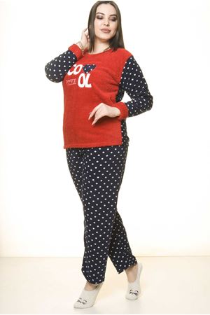 Polar Peluş Kışlık Pijama Takımı 32C-1506