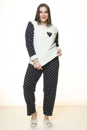 Polar Peluş Kışlık Pijama Takımı 32C-1511