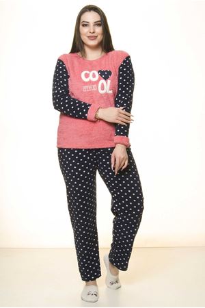 Polar Peluş Kışlık Pijama Takımı 32C-1513