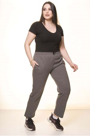 Gri Alt Eşofman 18D-1540