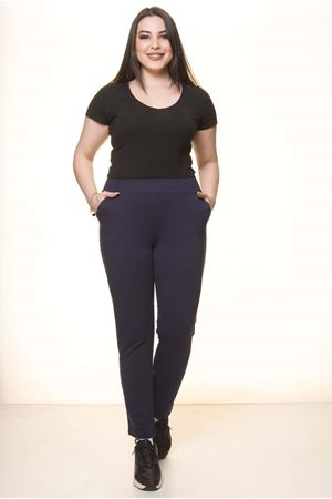 Lacivert Büyük Beden Alt Eşofman 5B-0360