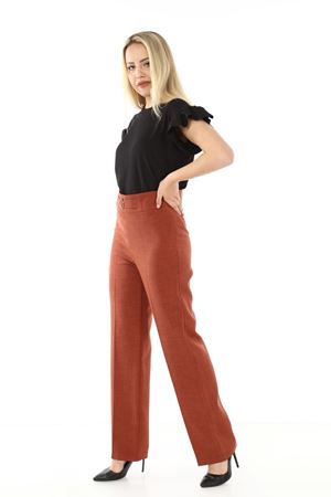 Kahverengi Kumaş Pantolon L2-1709