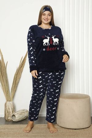 Welsoft Polar Büyük Beden Pijama Takımı 11A-1844