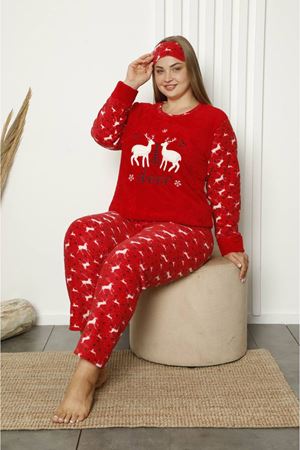 Welsoft Polar Büyük Beden Pijama Takımı 11A-1845